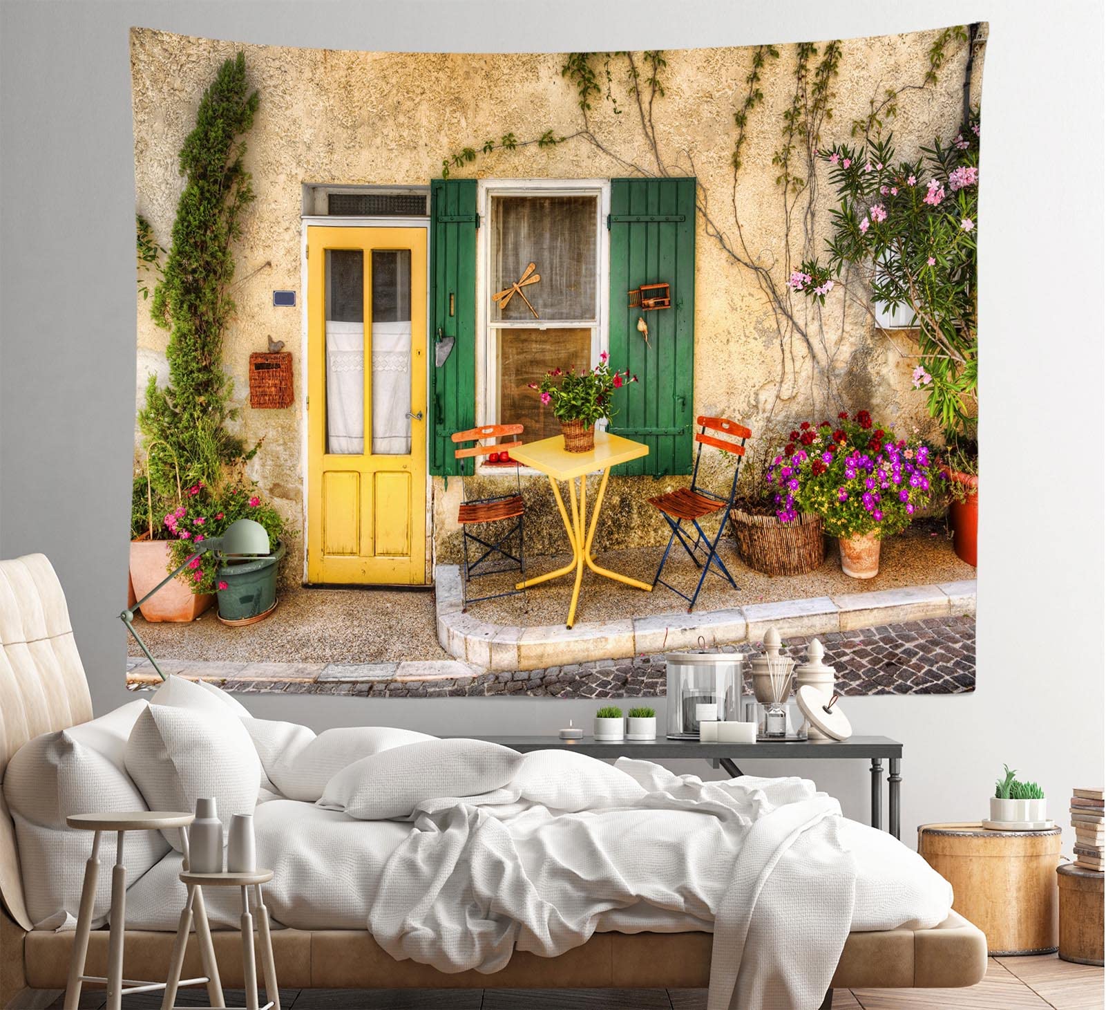 Amazon.com: Loccor French Provence Scenery Tapestry Tourist Town